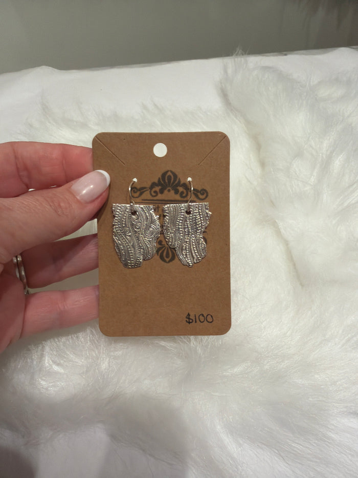 MOONLIT METALS SISTERS PATTERN EARRINGS