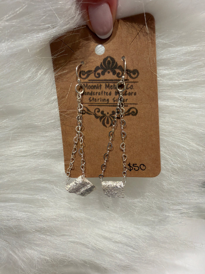 MOONLIT METALS SISTERS PATTERN EARRINGS
