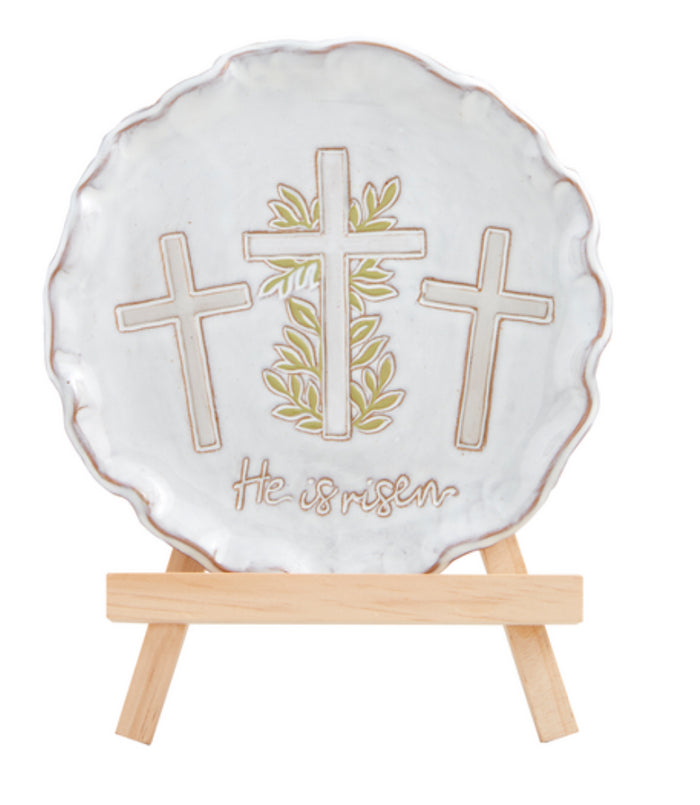 Mudpie Cross Plate And Easel
