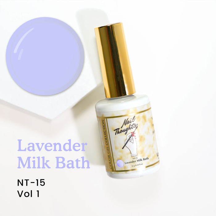Nail thoughts NT-15 Lavender Milk Bath NT Color Bottle Nail Thoughts