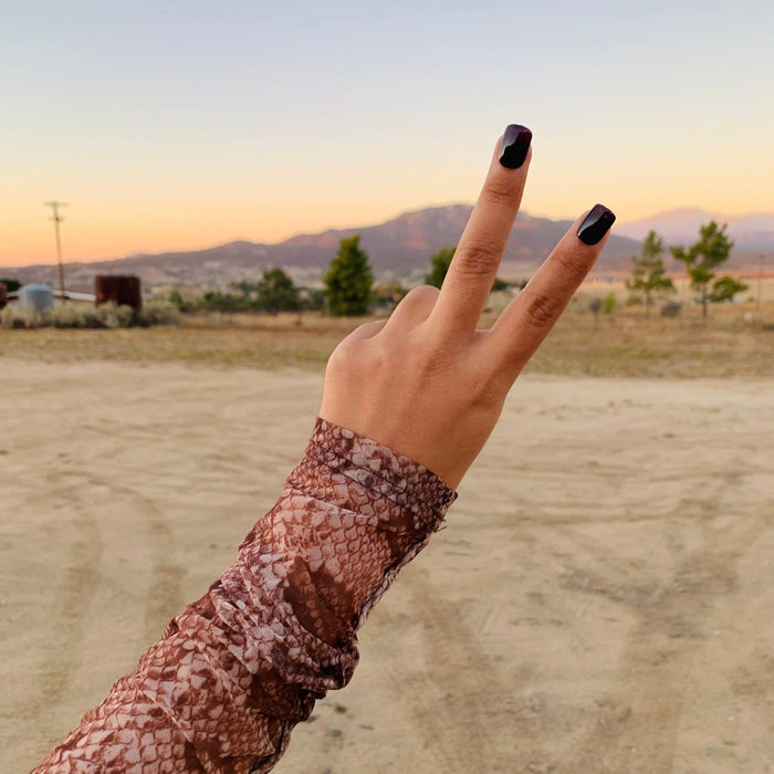 Nail thoughts NT-17 Midnight Peace NT Color Bottle Nail Thoughts