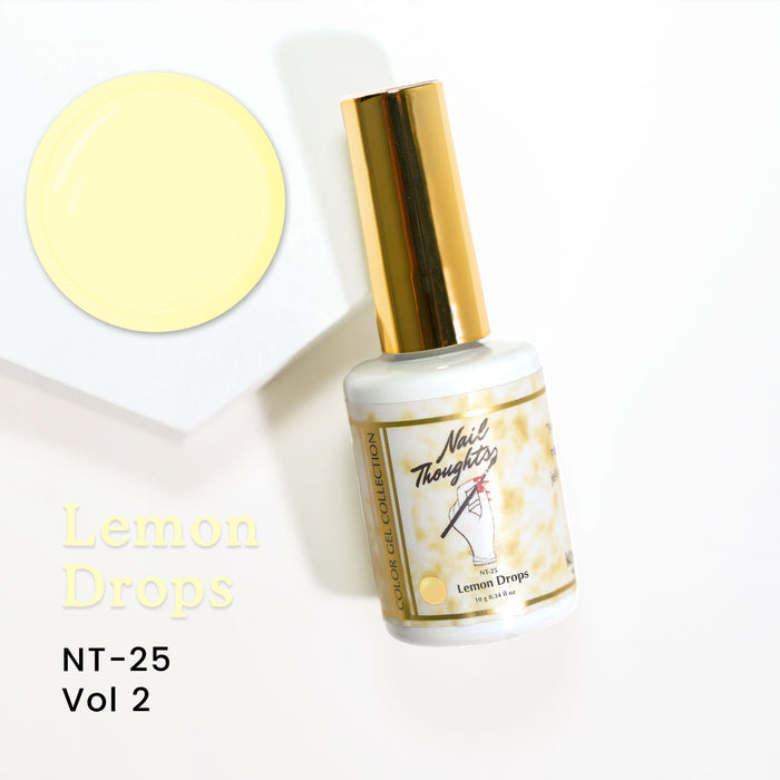 Nail thoughts NT-25 Lemon Drops NT Color Bottle Nail Thoughts