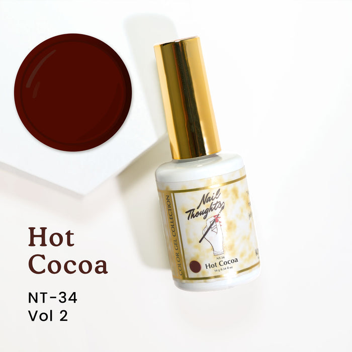 Nail thoughts NT-34 Hot Cocoa NT Color Bottle Nail Thoughts