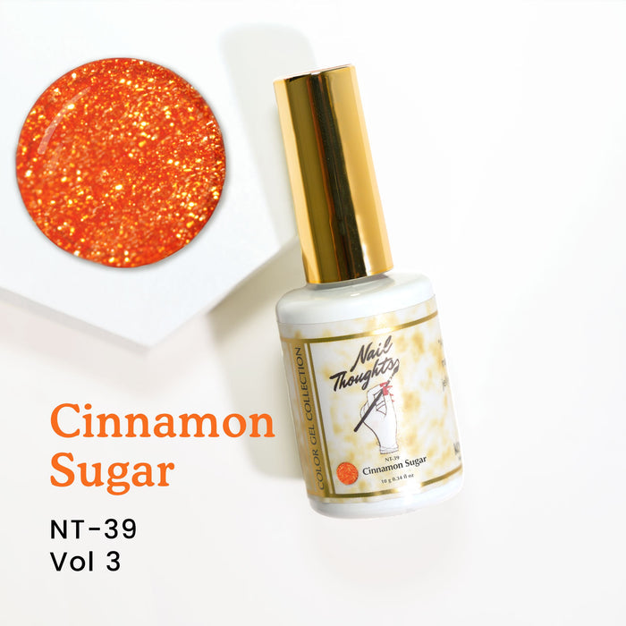 Nail thoughts NT-39 Cinnamon Sugar NT Color Bottle Nail Thoughts