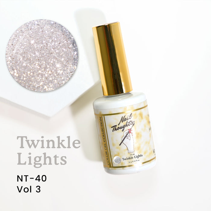 Nail thoughts NT-40 Twinkle Lights NT Color Bottle Nail Thoughts