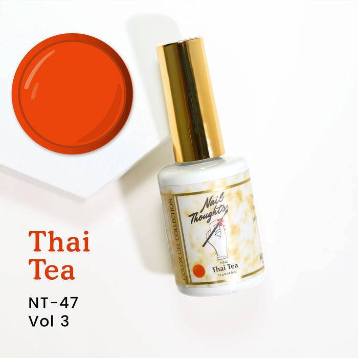 Nail thoughts NT-47 Thai Tea NT Color Bottle Nail Thoughts