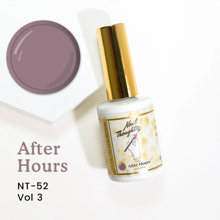 Nail thoughts NT-52 After Hours NT Color Bottle Nail Thoughts