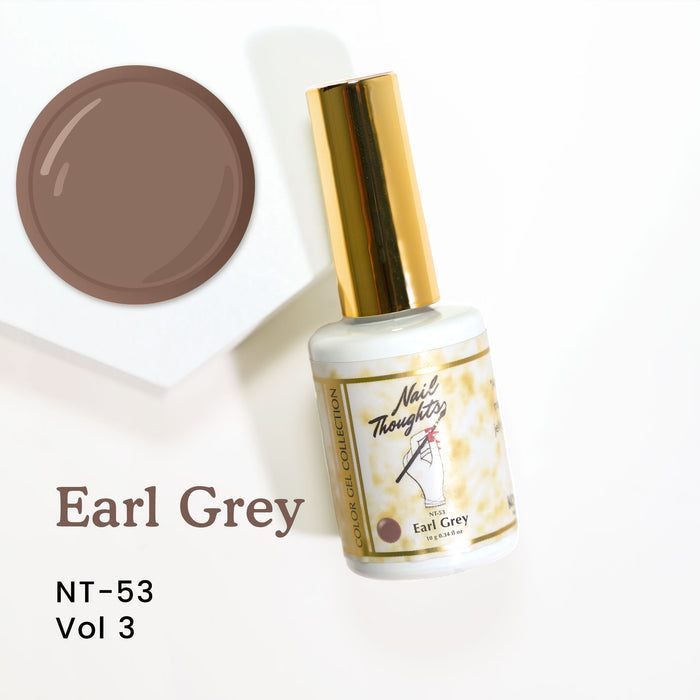 Nail thoughts NT-53 Earl Grey NT Color Bottle Nail Thoughts
