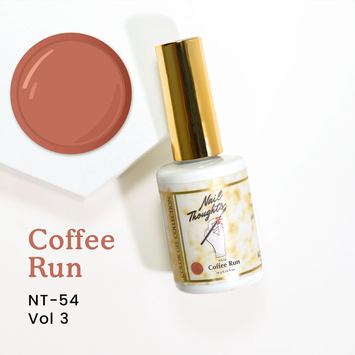 Nail thoughts NT-54 Coffee Run NT Color Bottle Nail Thoughts
