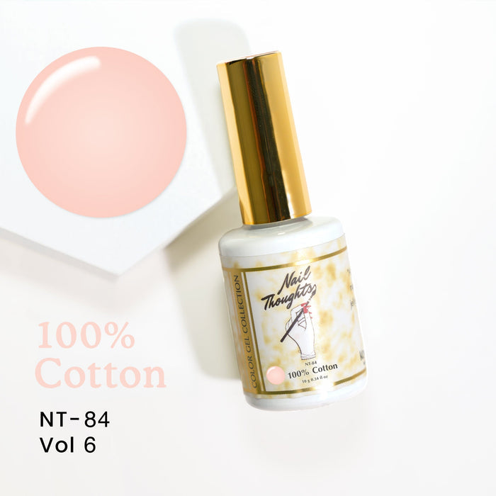 Nail thoughts NT-84 100% Cotton NT Color Bottle Nail Thoughts