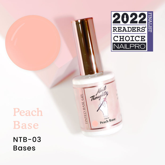Nail thoughts NTB-03 Peach Base NTB Base Nail Thoughts
