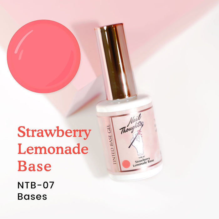 Nail thoughts NTB-07 Strawberry Lemonade Base NTB Base Nail Thoughts