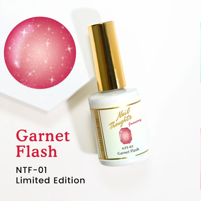 Nail thoughts NTF-01 Garnet Flash NT Color Bottle Nail Thoughts