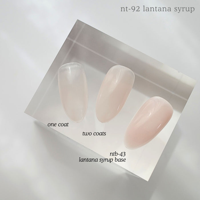 Nail thoughts POT NTB-43 Lantana Syrup Base 8g NTB Base Nail Thoughts