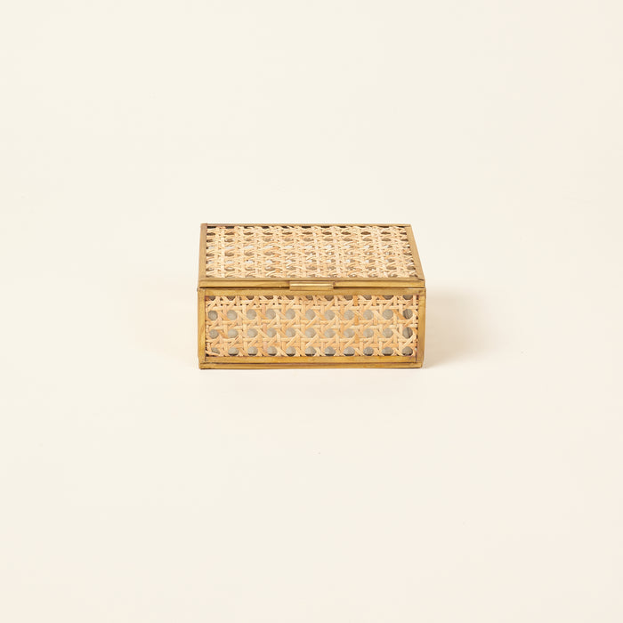 Natural Cane Wicker Decor Box