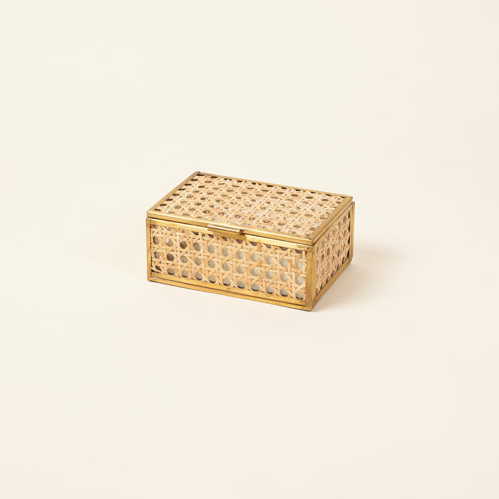 Natural Cane Wicker Decor Box