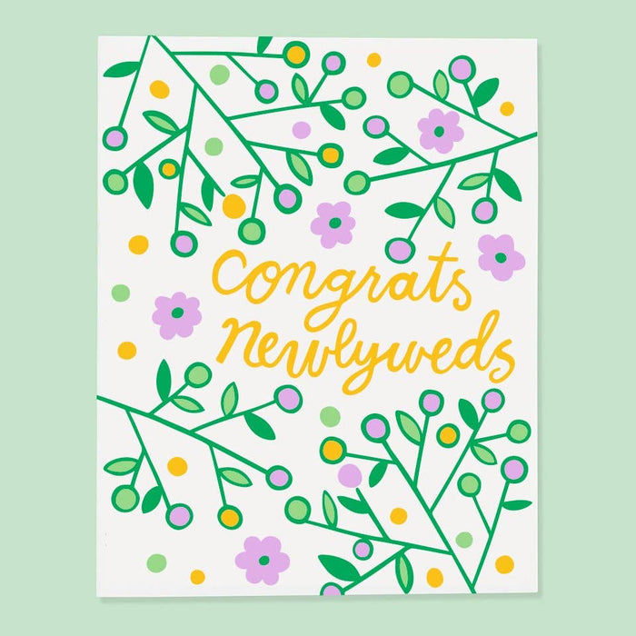 Newlyweds Greeting Card
