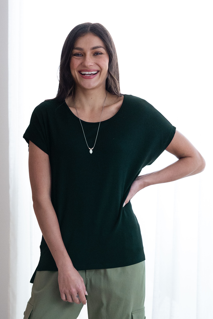 Newton Black Drape Tee