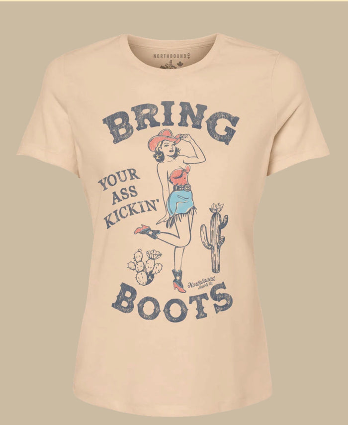 NORTHBOUND ASS KICKIN BOOTS T-SHIRT