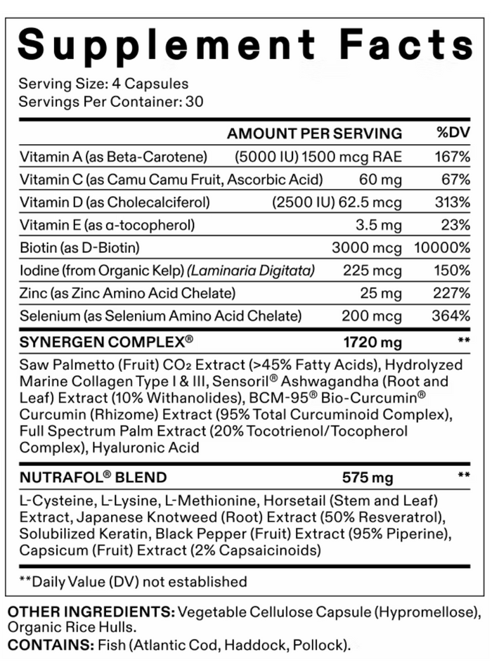 Nutrafol Mens Hair Growth Supplements