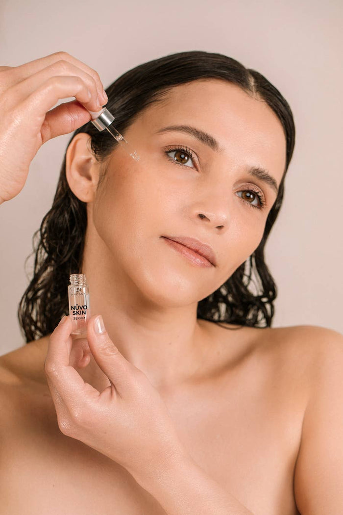 NŪVO SKIN Eye Mask & Serum for Wrinkles, De-puffing & Pores