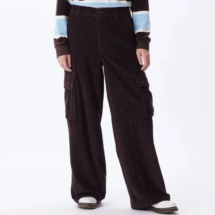 Obey - Andrea Baggy Cargo Pant - Java Brown-Jupes et Pantalons-242020100
