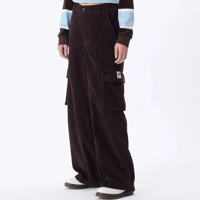 Obey - Andrea Baggy Cargo Pant - Java Brown-Jupes et Pantalons-242020100