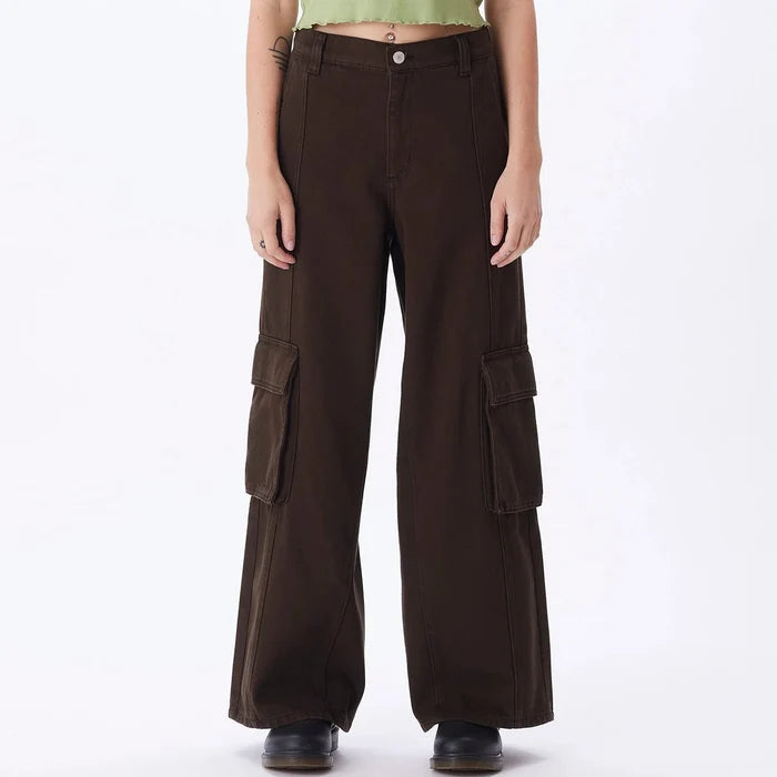 Obey - Search Cargo Denim - Java Brown-Jupes et Pantalons-242010050