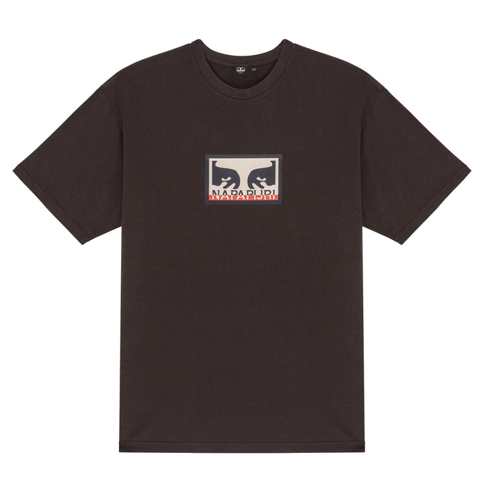 Obey x Napa Tee - Dark Brown-T-shirts-NA4HML