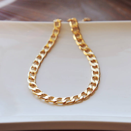 Oh So Lovely Chunky Flat Link Necklace