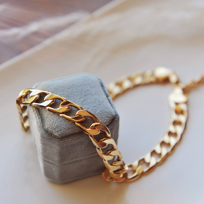 Oh So Lovely Chunky Flat Link Necklace