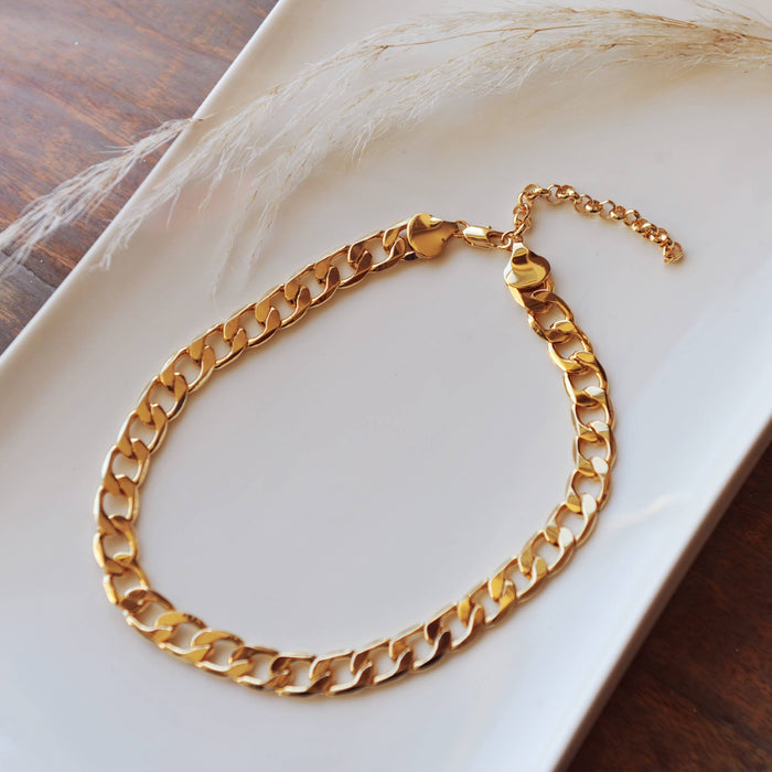 Oh So Lovely Chunky Flat Link Necklace