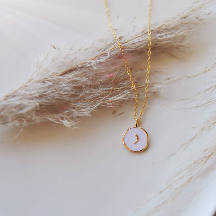 Oh So Lovely Crescent Moon Necklace