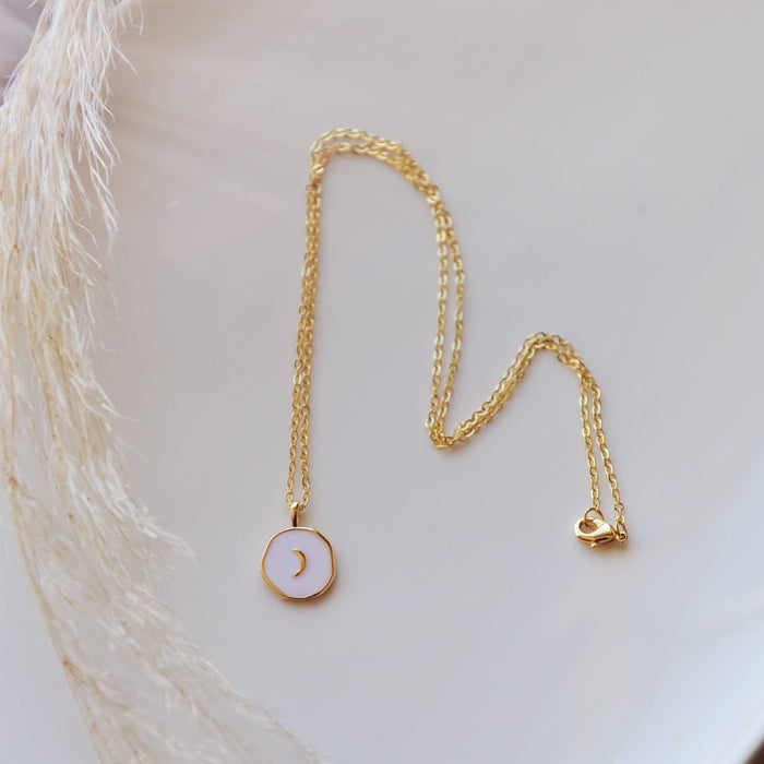 Oh So Lovely Crescent Moon Necklace