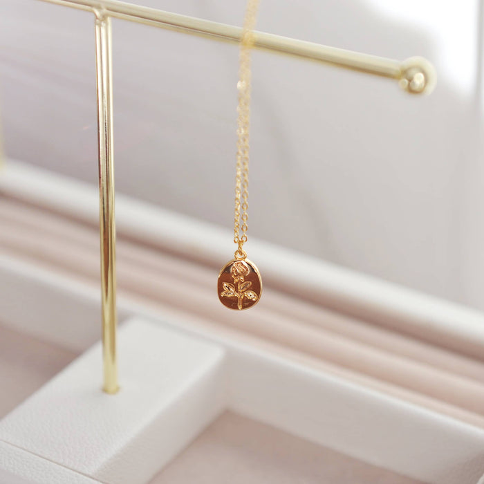 OH SO LOVELY Georgie Rose Pendant Necklace