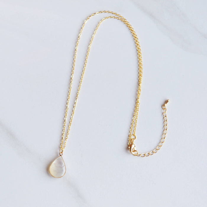 Oh So Lovely NADIA, Stunning Mother of pearl Charm Necklace