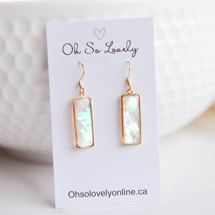 Oh So Lovely VALERIE, Mother of Pearl Earrings