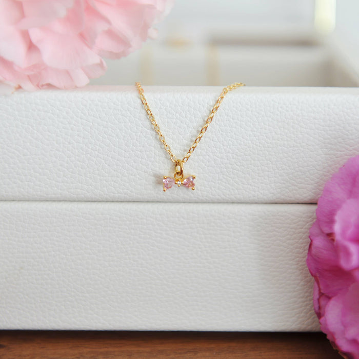 Oh So Lovely Vida Ribbon Bow Huggie Hoop Earrings