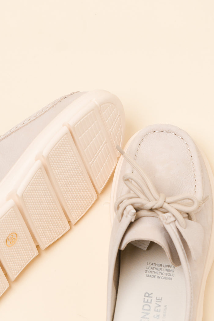 Opex Beige Leather Mule