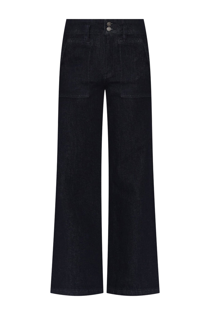 Orwell Dark Blue Straight Leg Jeans,ghost-mani