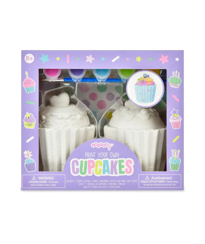Paint Your Own Cupcakes Set Distressed/seasonal accessories iScream Multi