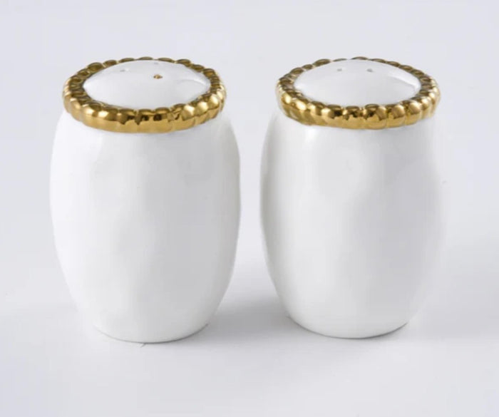 Pampa Bay Salt & Pepper Shakers-Golden Salerno