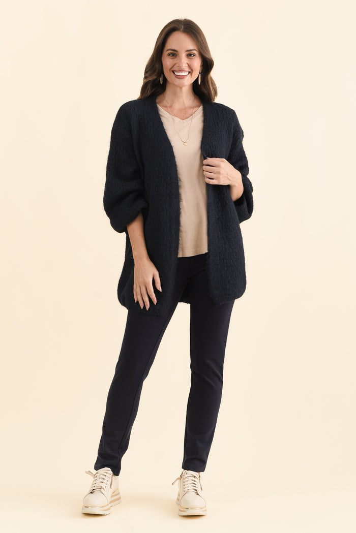 Pearson Navy Knit Cardigan