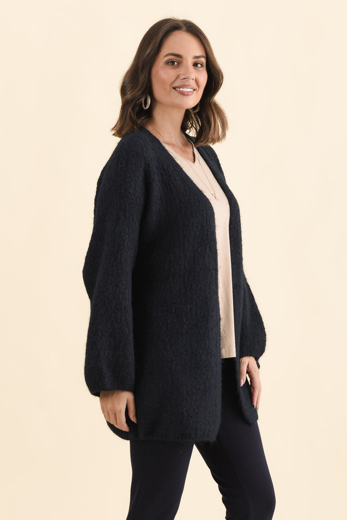 Pearson Navy Knit Cardigan