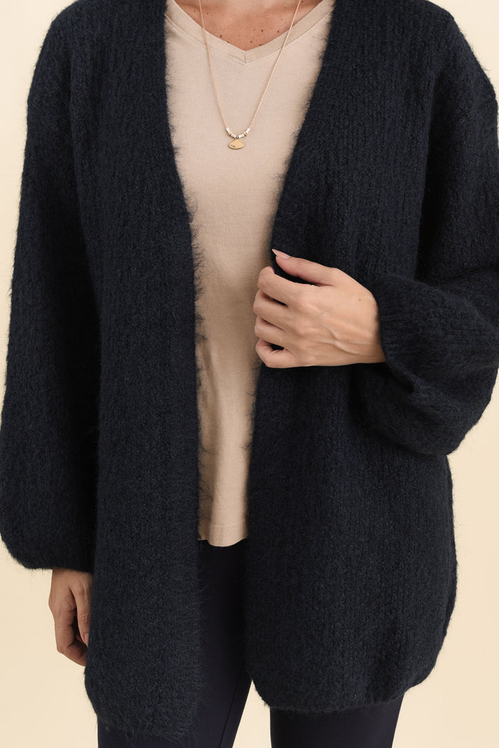 Pearson Navy Knit Cardigan