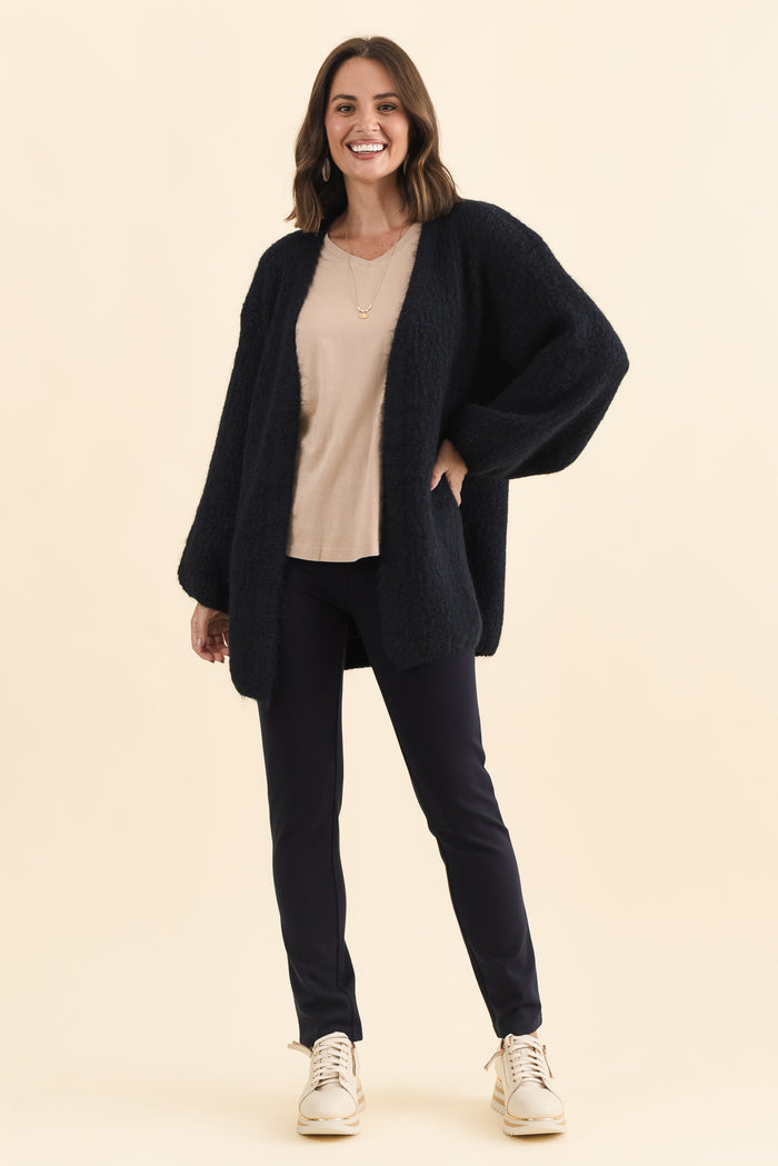 Pearson Navy Knit Cardigan