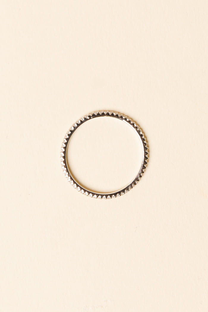 Piccola Dolce Silver Diamante Ring