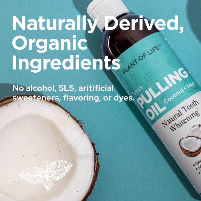 Plant of Life Natural Mouth Pulling Oil | Ayurvedic and Mint - 240ml