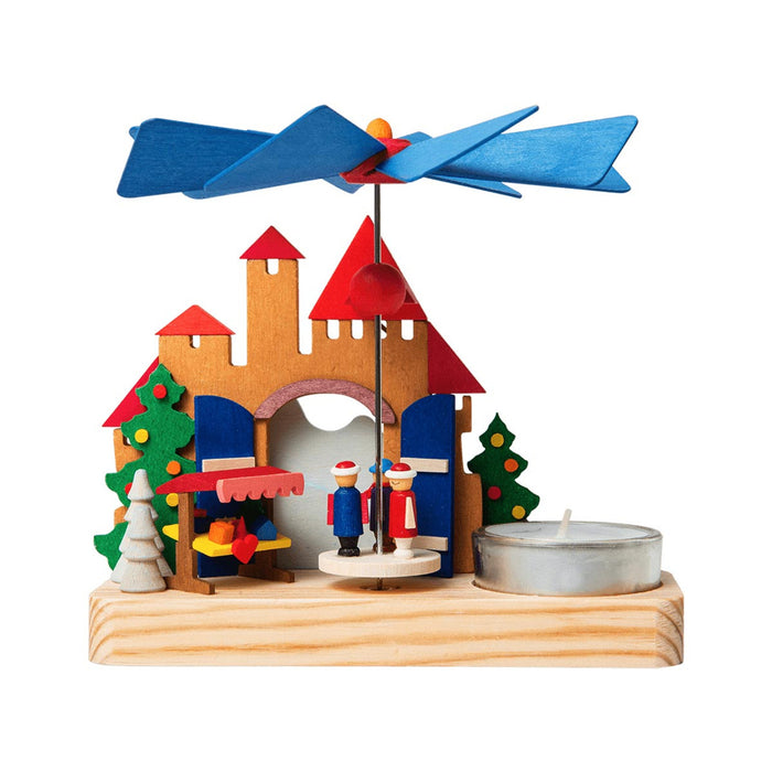 PR2508 Christmas Market Children Small Tealight Pyramid