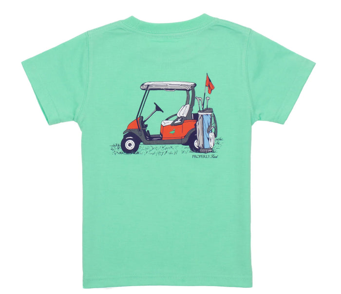 Properly Tied Baby/Boys Country Club SS Wash Green